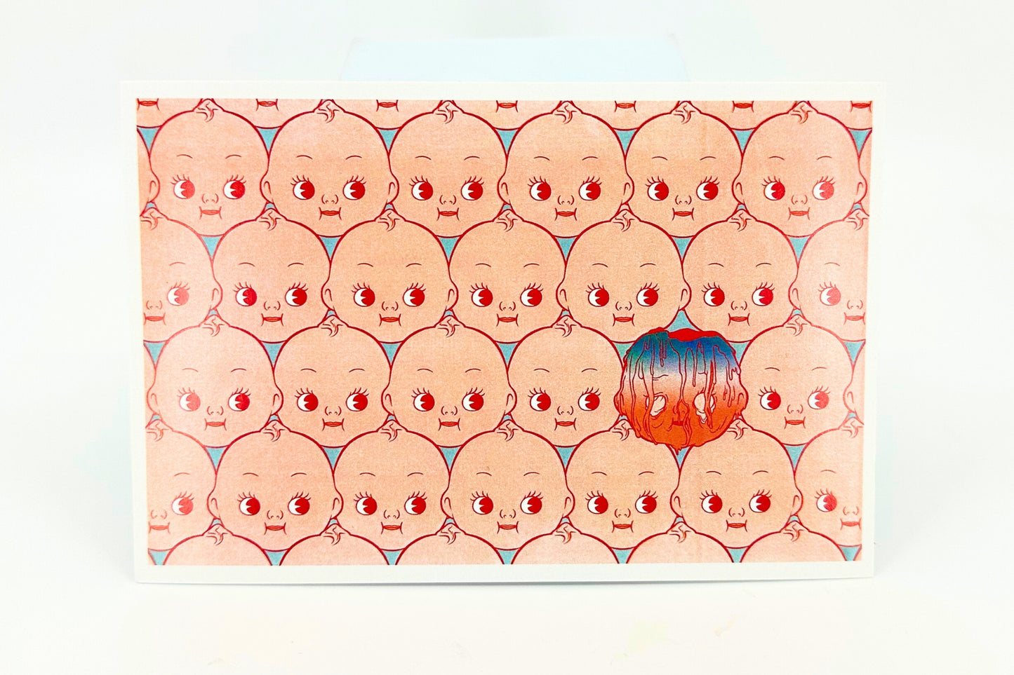 MELTING KEWPIE // POSTCARD PRINT