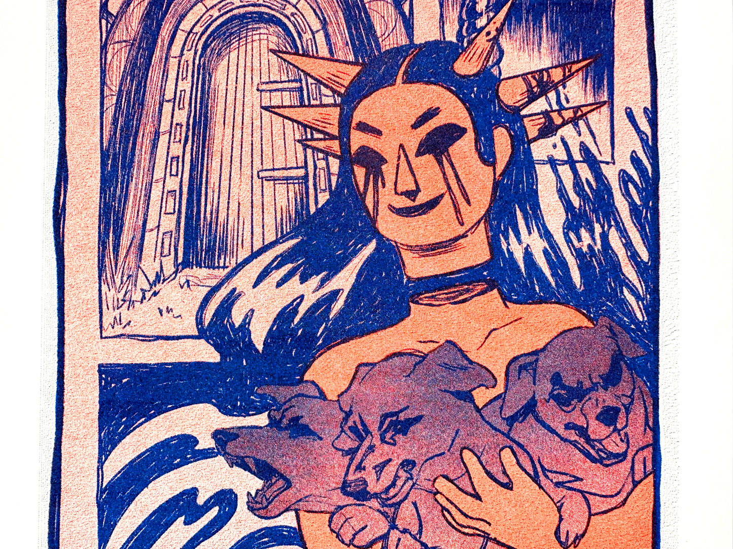 Hekate // Risograph Print