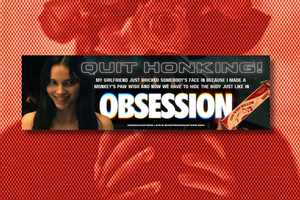 OBSESSION // BUMPER STICKER