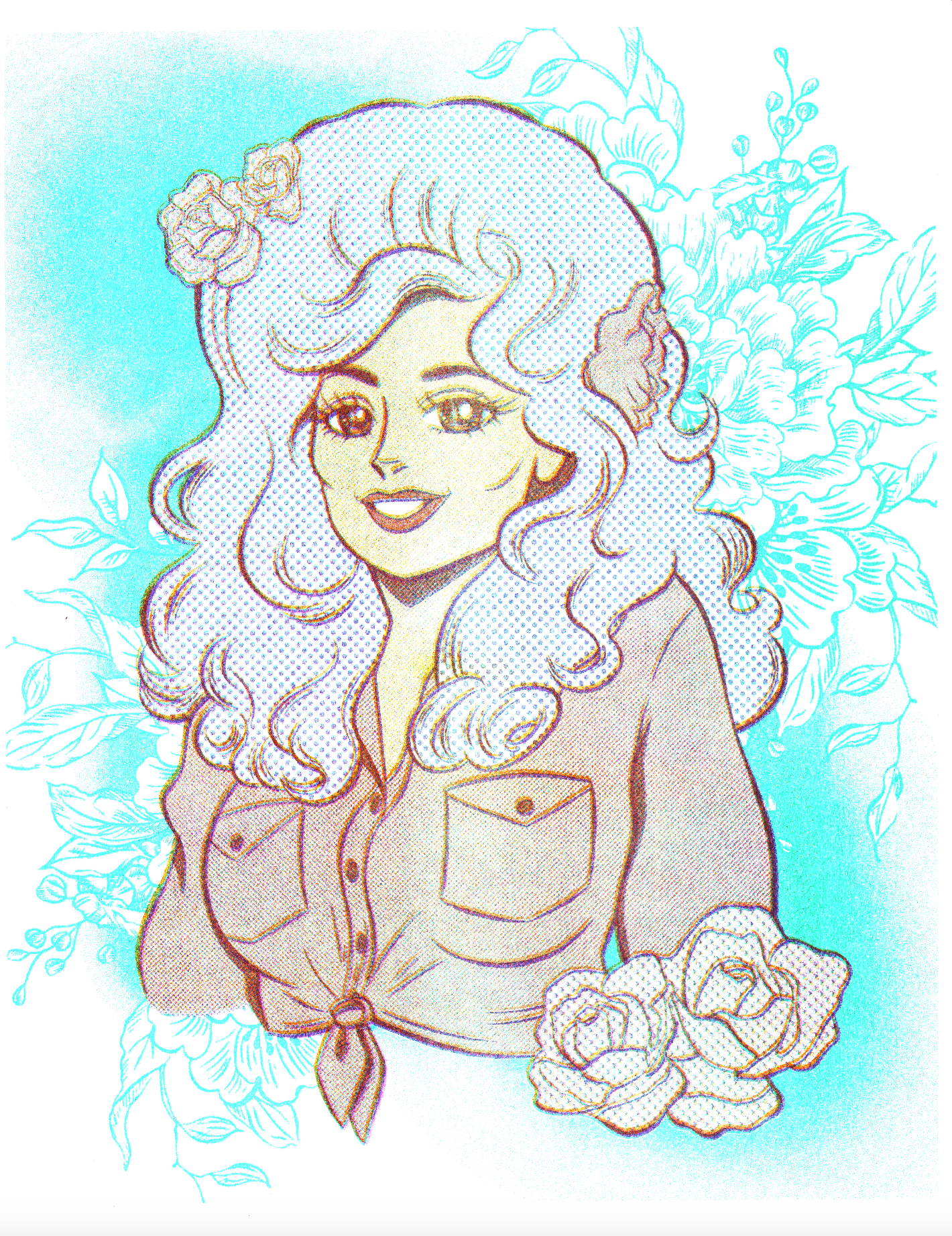 Polly Darton // Risograph Print