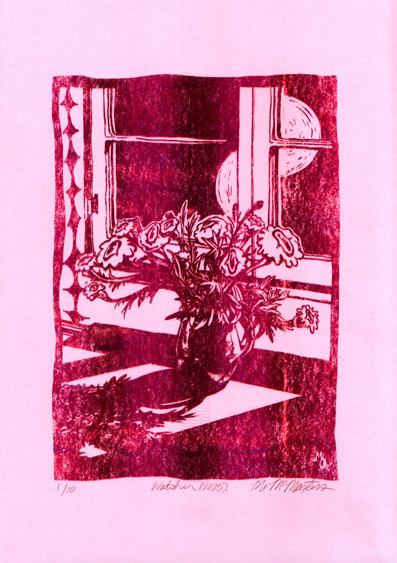 Watcher // Risograph Print