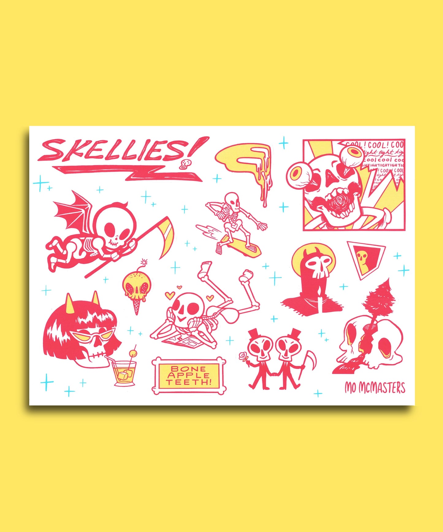SKELLIES! // Sticker Sheet