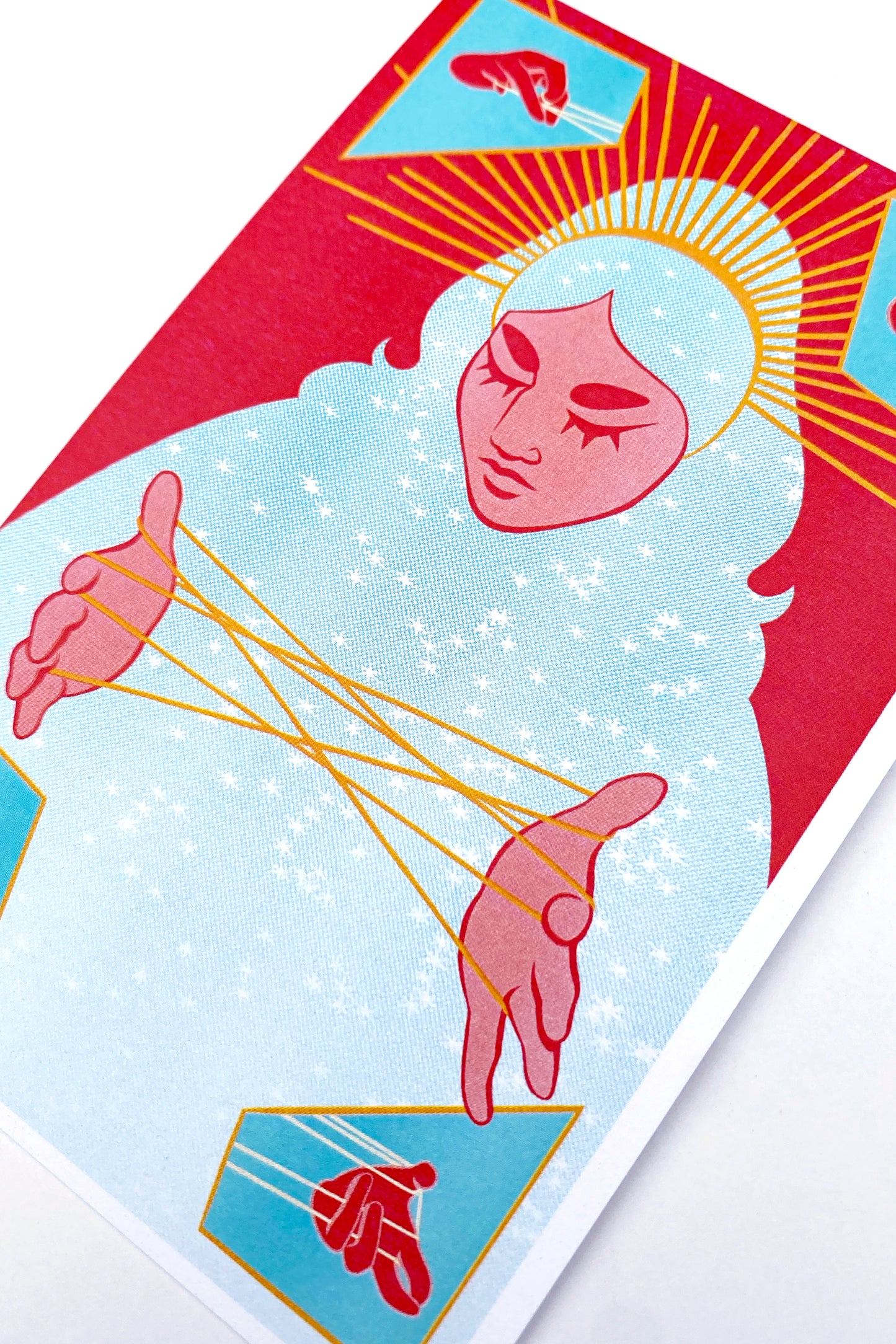 Cat's Cradle Postcard Print