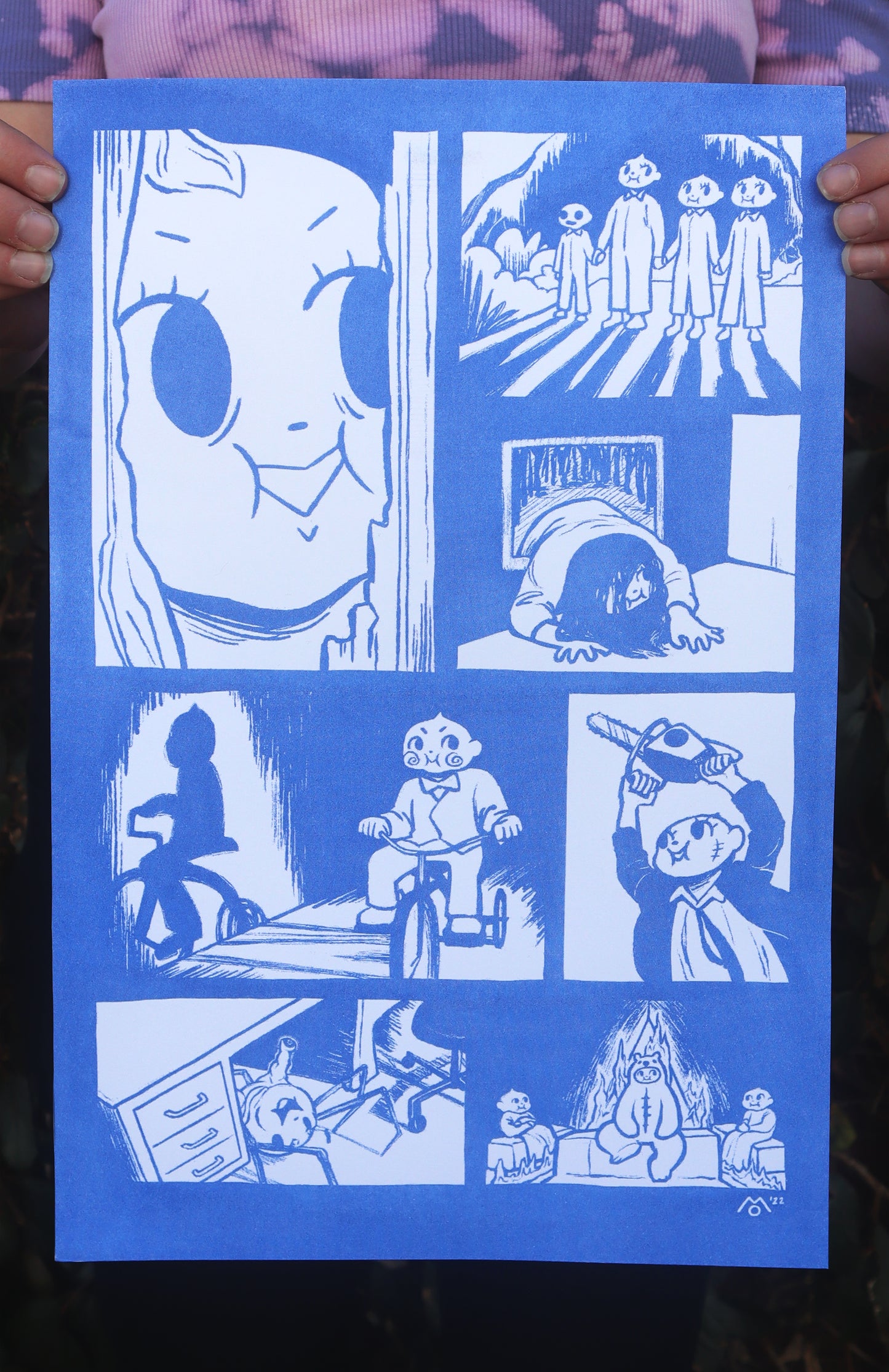 Horror Kewpie Comic // Risograph Print