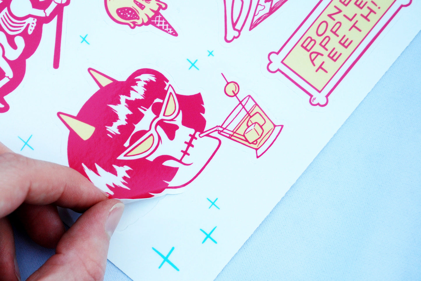 SKELLIES! // Sticker Sheet