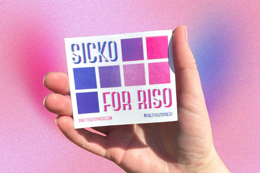 SICKO FOR RISO // STICKER