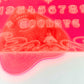 FLUORESCENT PINK // OUIJA BOARD + PLANCHETTE SET