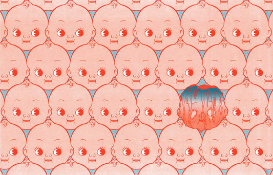 Melting Kewpie // Digital Print