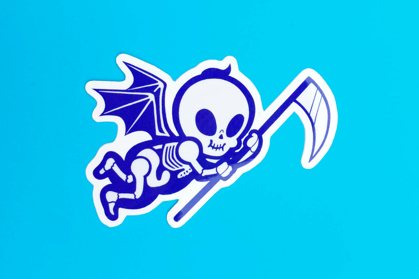 Devil Baby Grim Reaper Sticker