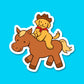 Giddyup! Dog & Pony Show Sticker