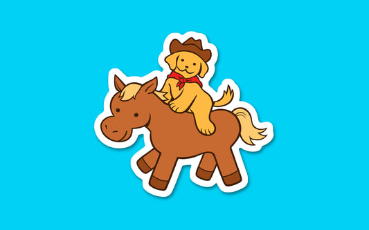 Giddyup! Dog & Pony Show Sticker