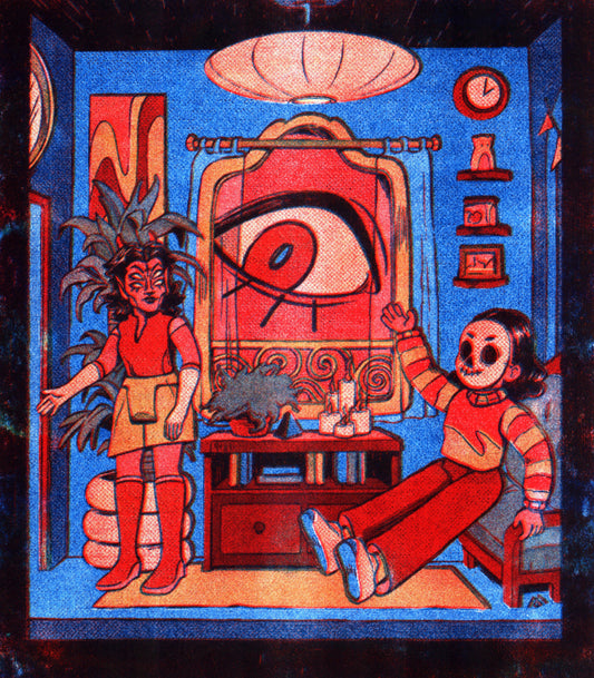 Dollhouse // Risograph Print