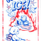 GO TO HELL, ICE! // Risograph Print