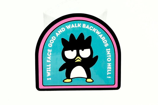 FACE GOD PENGUIN // STICKER