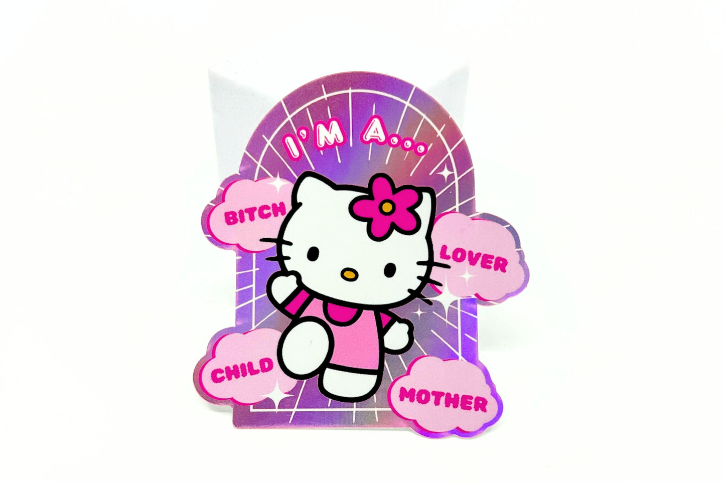 BITCH LOVER CHILD MOTHER KITTY // STICKER