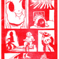 Red Horror Kewpie Comic // Risograph Print