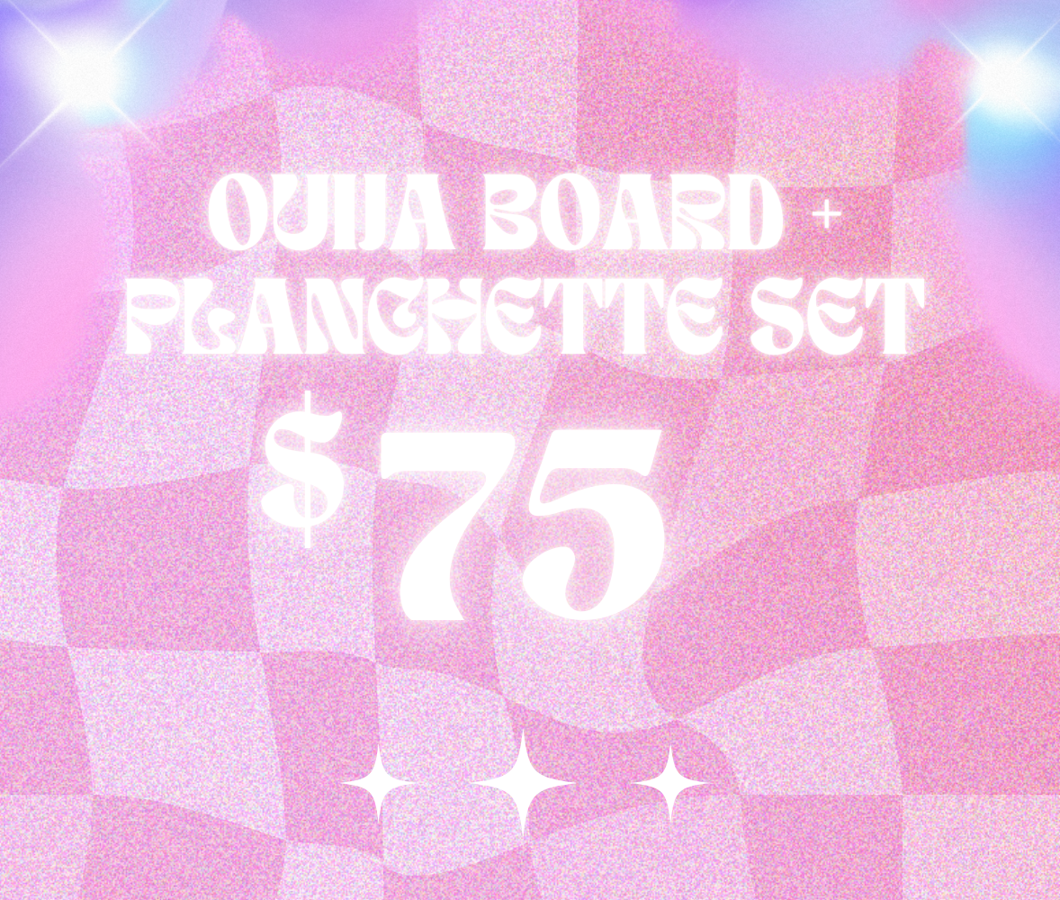 PRE-ORDER: Ouija Board + Planchette Set