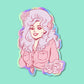 Shojo Polly Darton Holographic Sticker