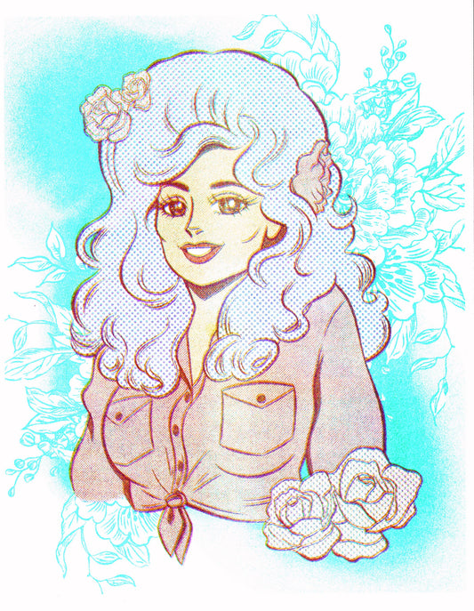 POLLY DARTON // RISOGRAPH PRINT