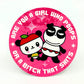GIRL WHO POOPS PANDAS // STICKER