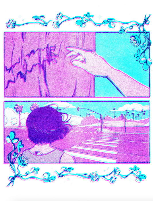 Weird World // Risograph Print