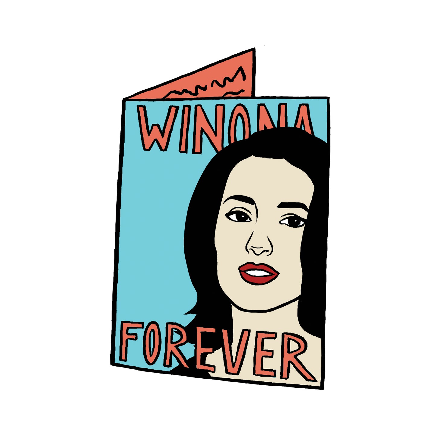 Winona Forever Magazine Sticker