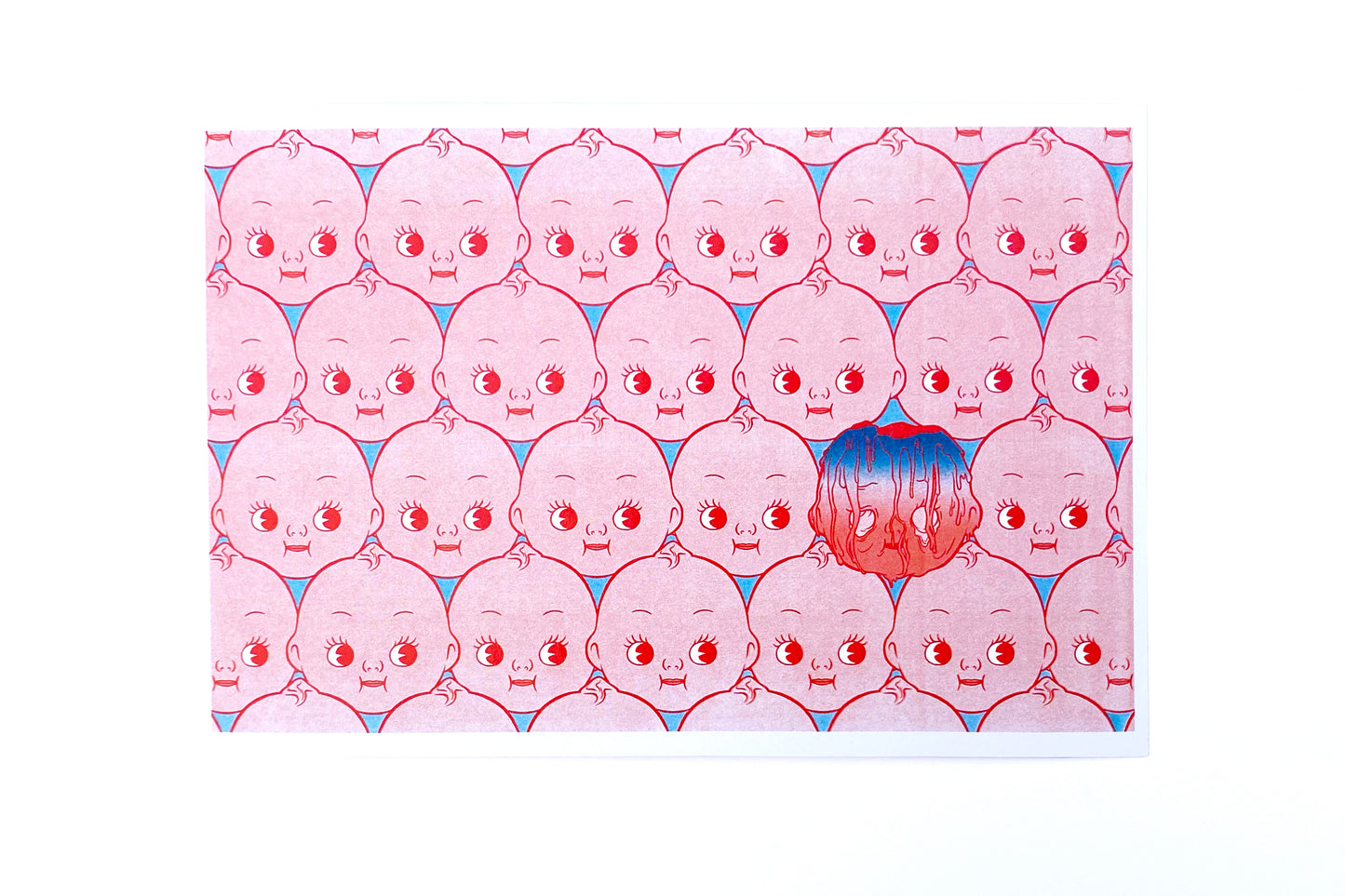 Melting Kewpie Postcard Print