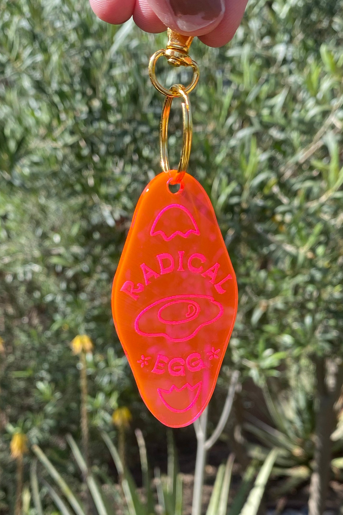 Radical Egg Keychain