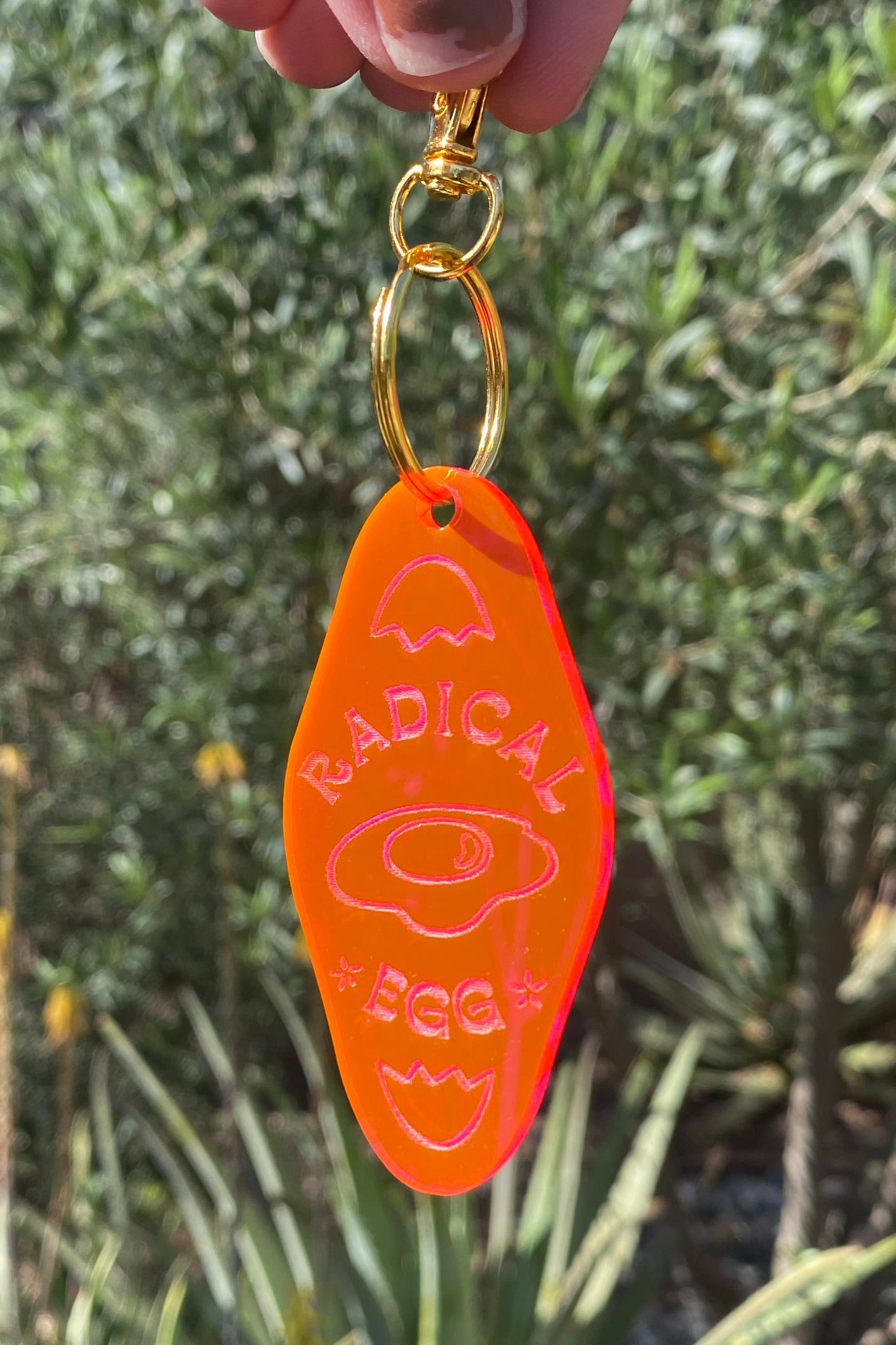 Radical Egg Keychain